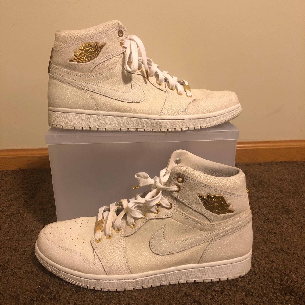 Air Jordan 1 Pinnacle White 705075-130 Size 11